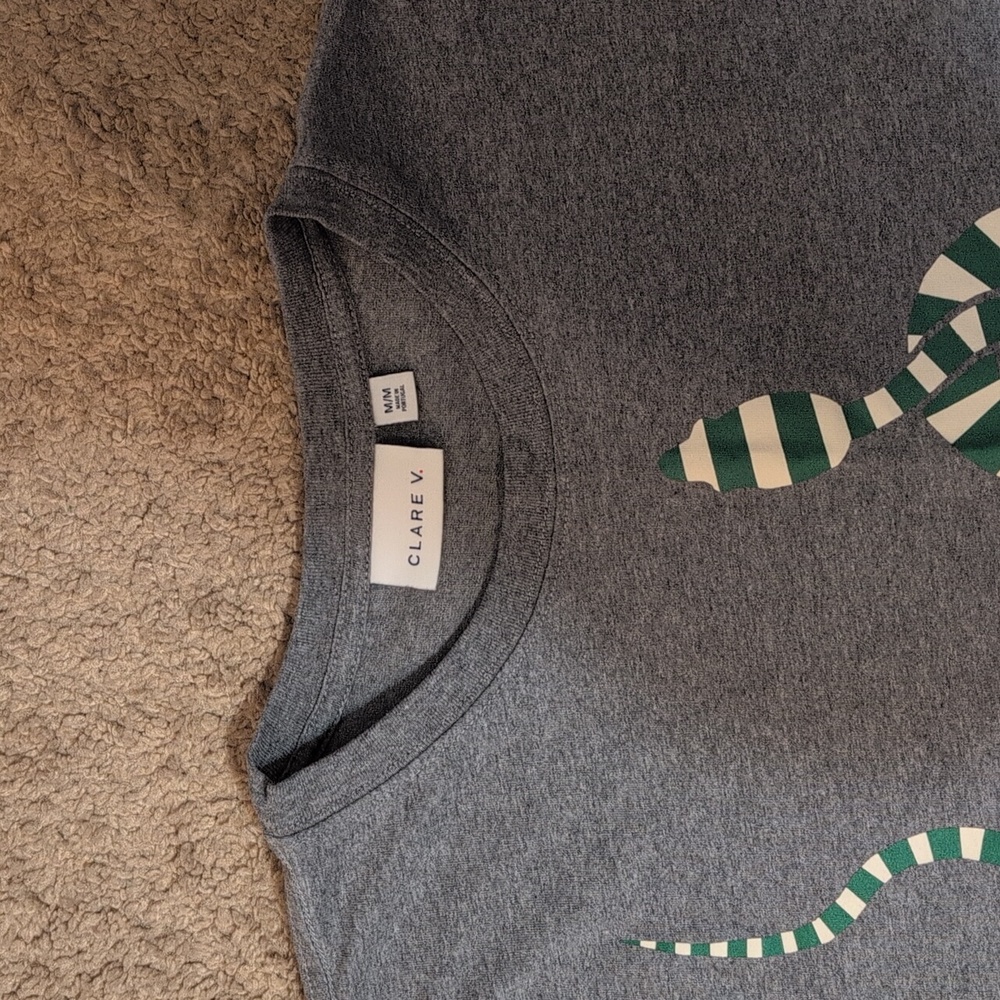 Clare V Original Snake Tee - Picture 2 of 4